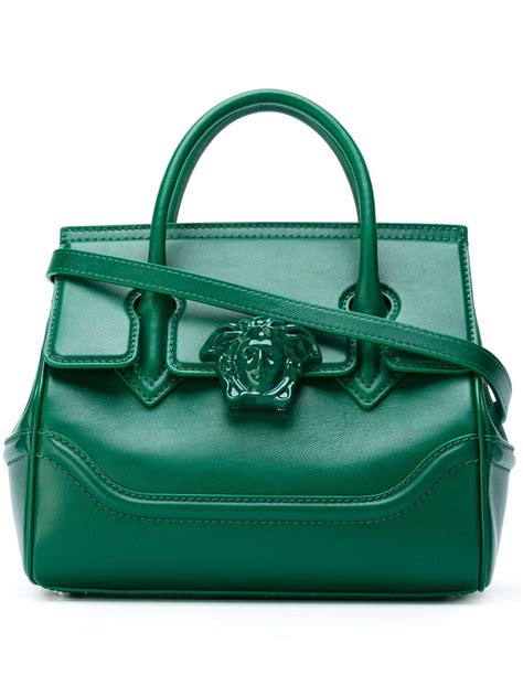 green versace bag